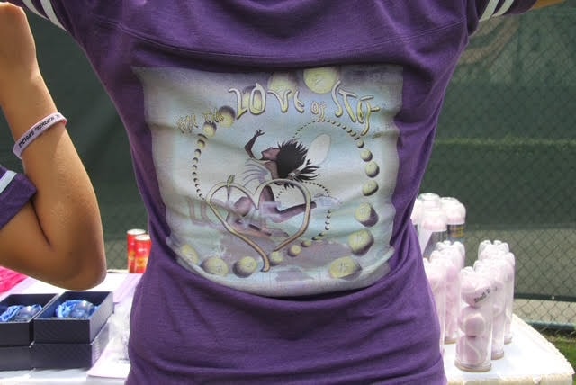 For the Love of Stef purple event shirt